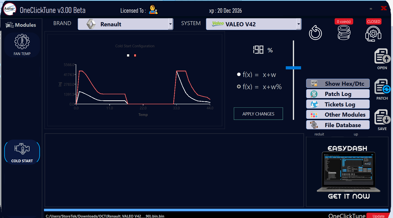 OCT Calibration Diagram